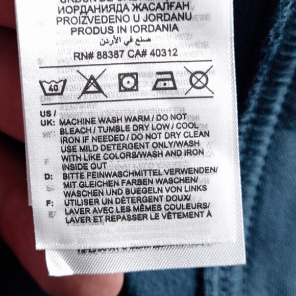 Adidas Aeroready Hoodie Blue Size L NWT Sportcore Clean Streetwear - Picture 9 of 10